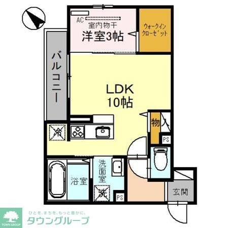 レジデンスマルニの物件間取画像